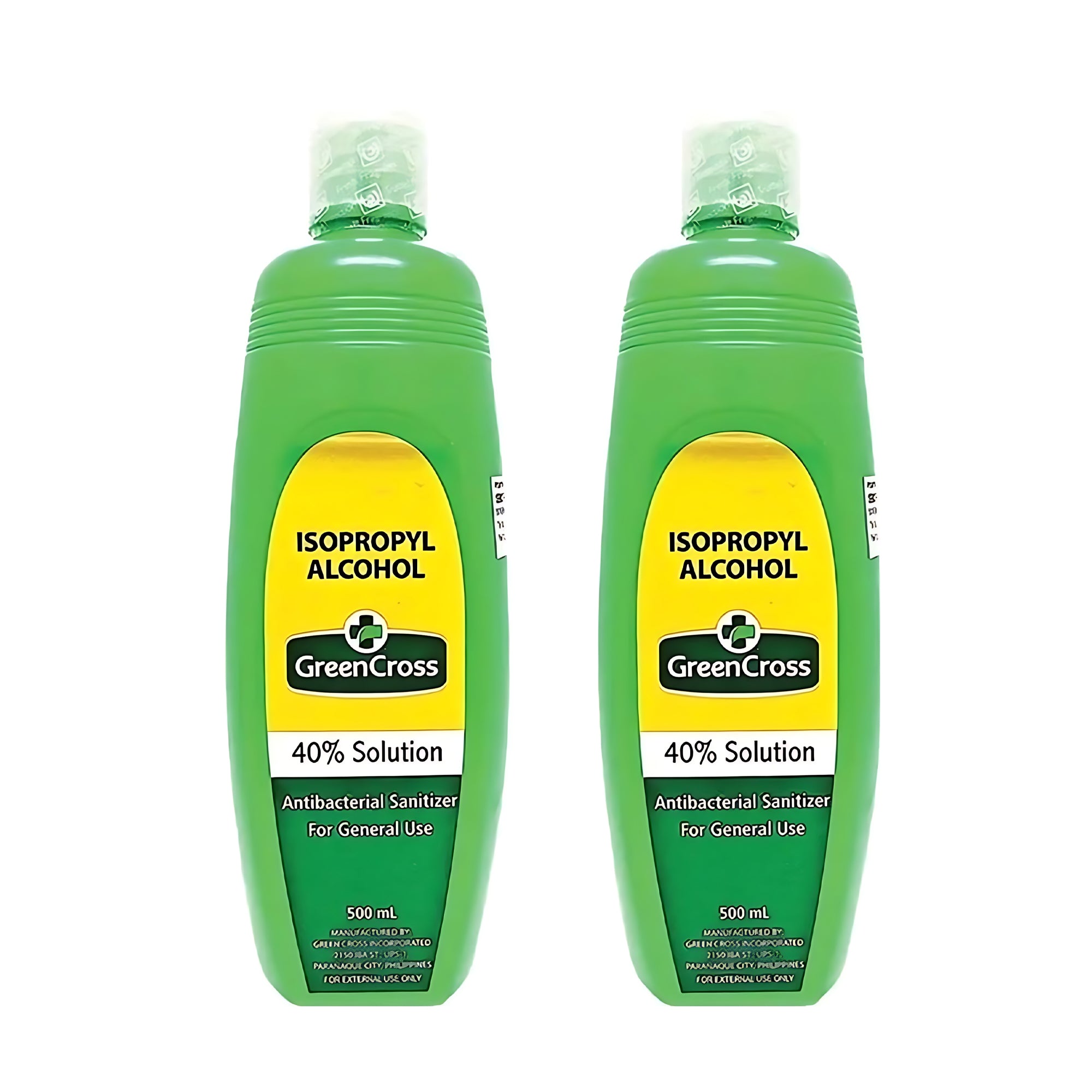 Green Cross Isopropyl Alcohol 40% Solution – 500 mL