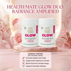 Healthmate Glow Chewable Tablets – 60 Tablets (2 PCS Combo)