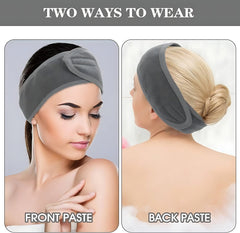 Spa Headband Sweat Towels – Adjustable, Non-Slip & Washable