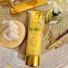 SY Glow Whitening Beauty – 24K Gold Luminous Lotion SPF 75 (250ml)