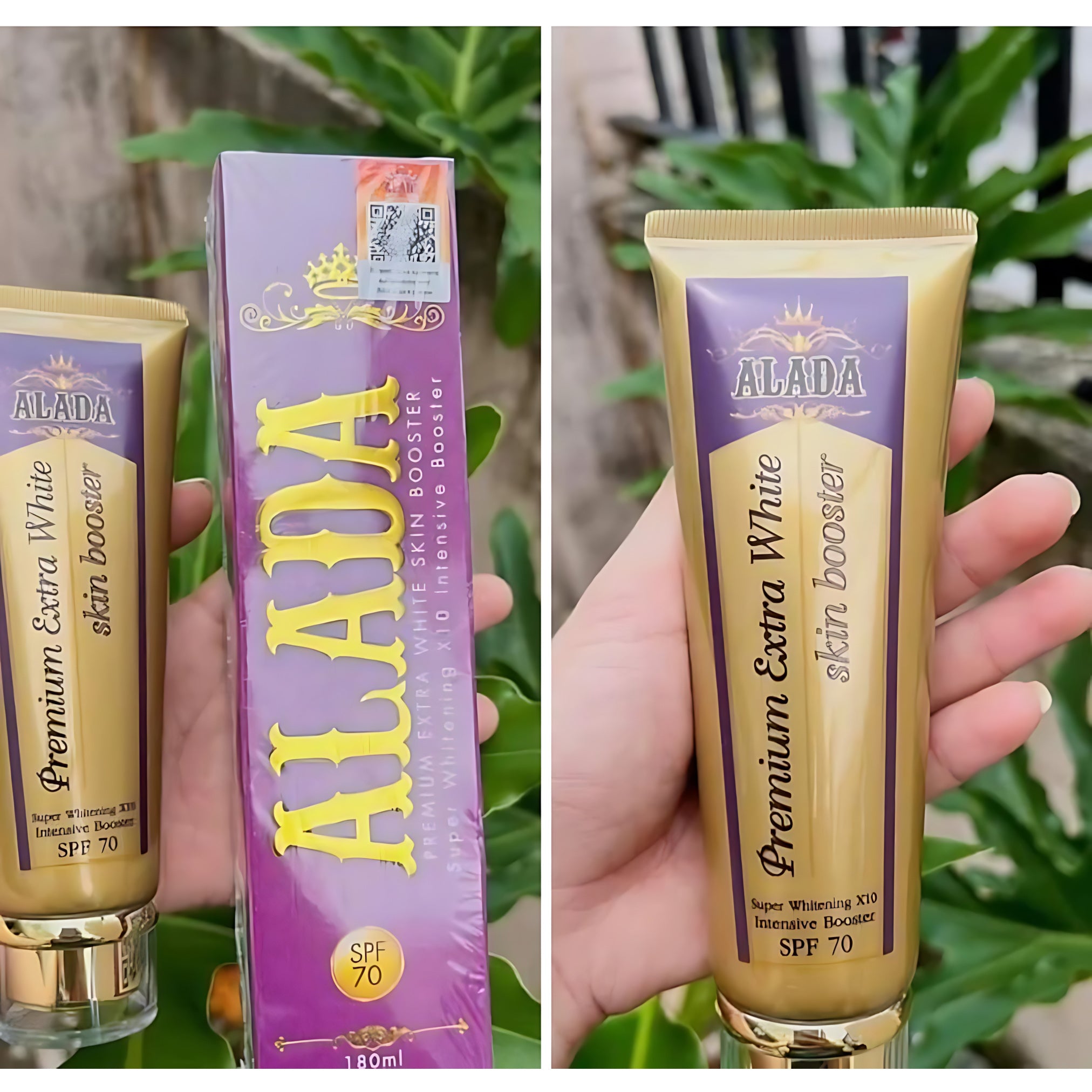 Alada Premium Extra White Skin Booster SPF 70 PA+++ – 180ml