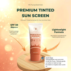 Ms. Tsung Essentials Premium Tinted Sunscreen SPF50 PA+++ (50g)