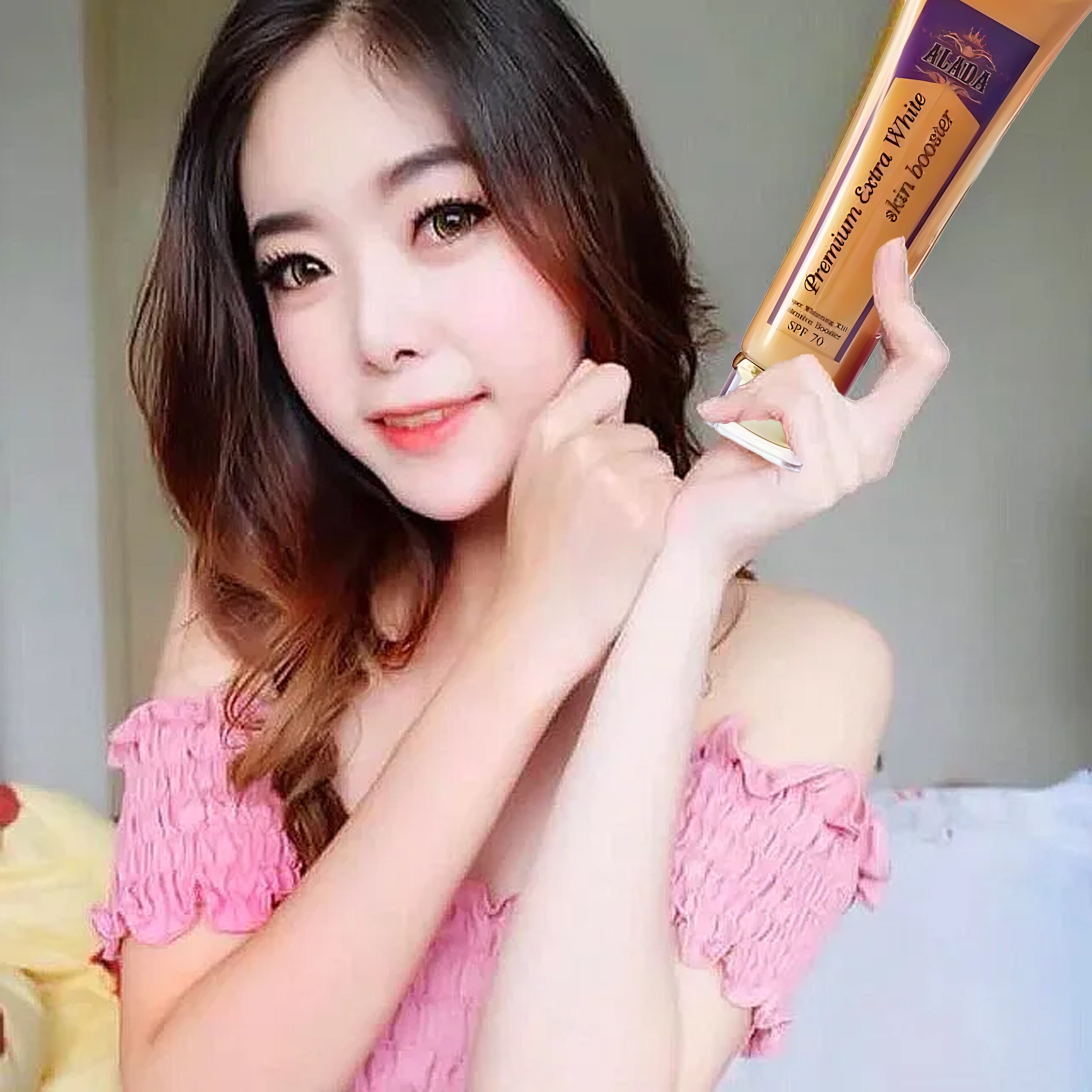 Alada Premium Extra White Skin Booster SPF 70 PA+++ – 180ml