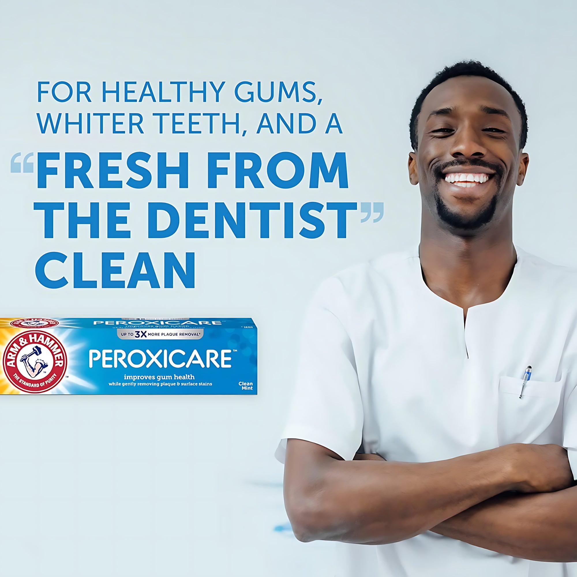 Arm & Hammer PeroxiCare Anticavity Fluoride Toothpaste – Clean Mint (170g)