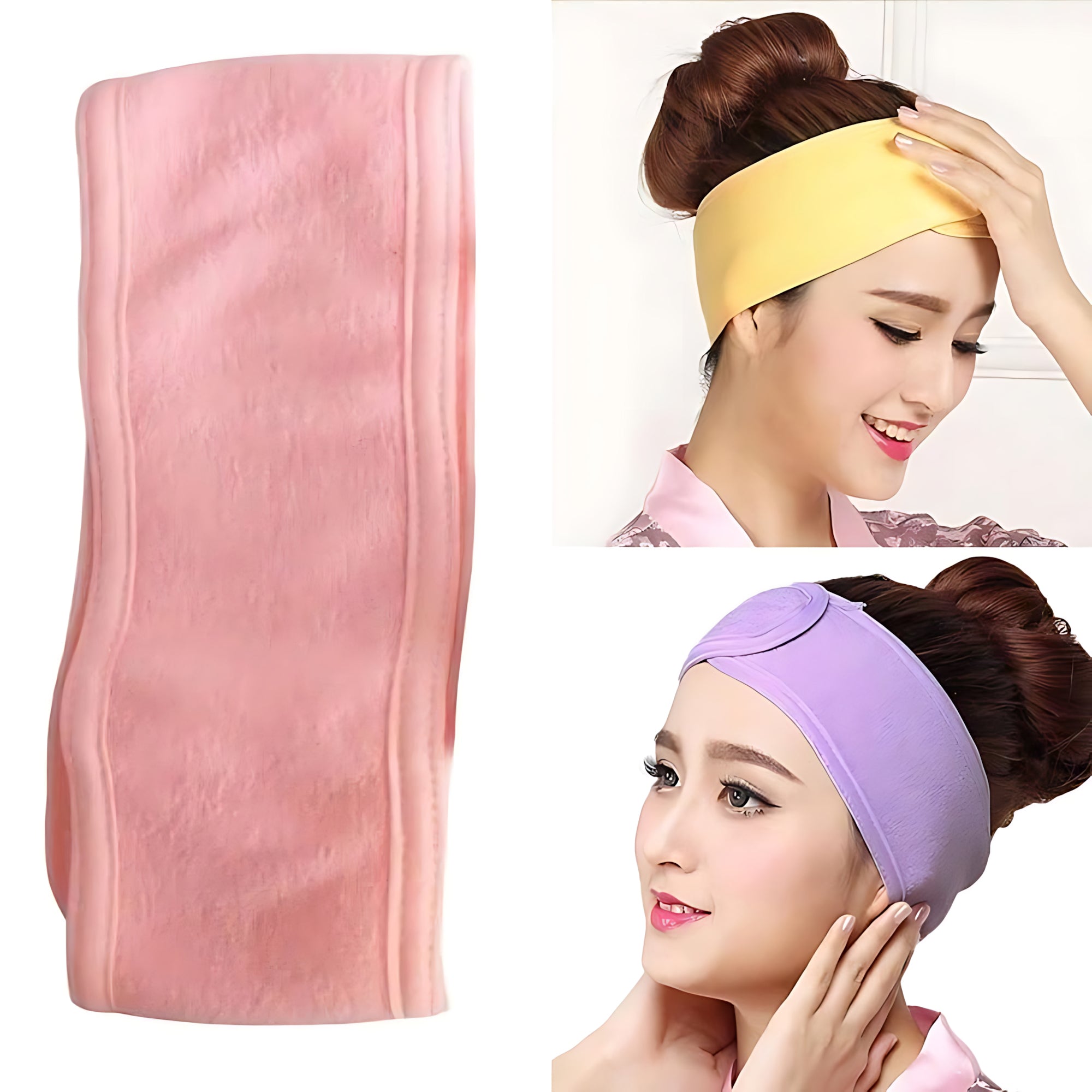 Spa Headband Sweat Towels – Adjustable, Non-Slip & Washable