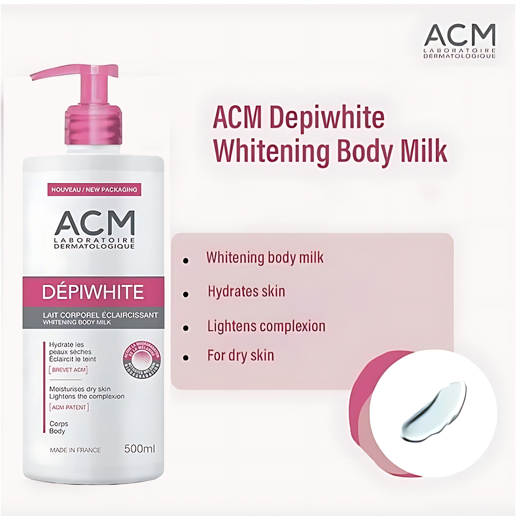 ACM Dépiwhite Whitening Body Milk – 500ml