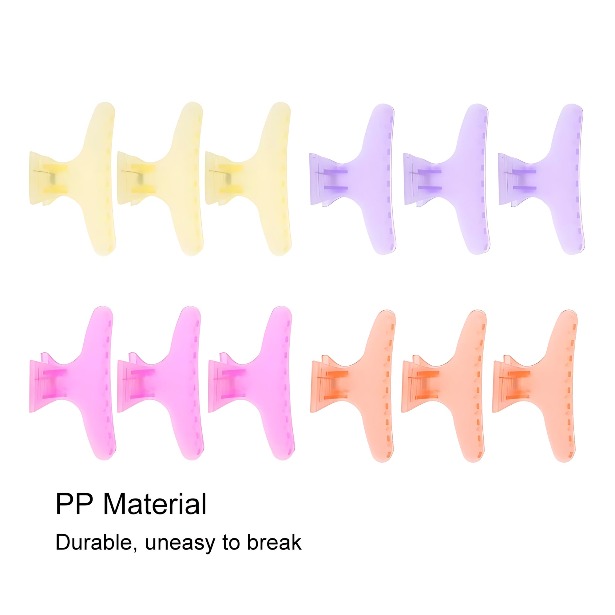 Butterfly Holding Hair Clips – Strong Grip & Vibrant Colors (12pcs Set)