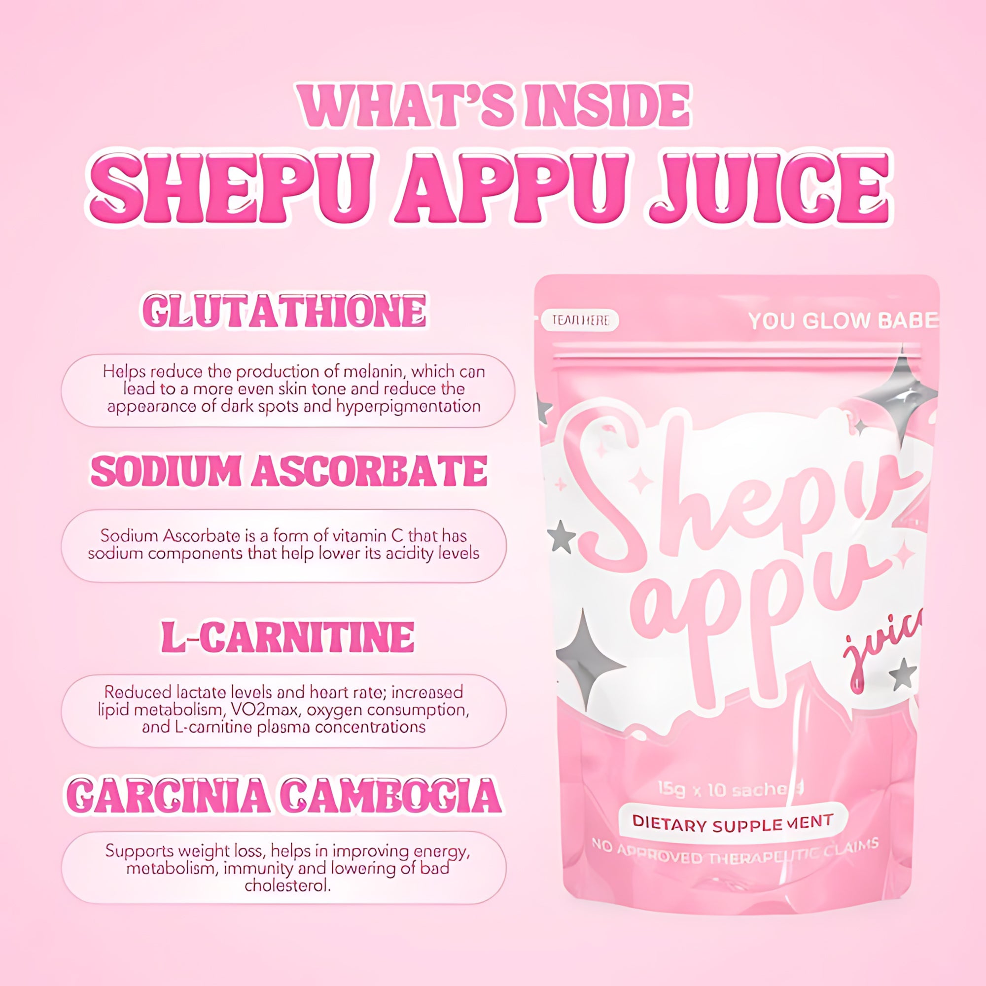 You Glow Babe Shepu Appu Juice Shape Up Drink - 15x10