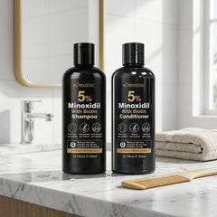 KORMESIC 5% Minoxidil with Biotin Hair Care Set (Shampoo & Conditioner) - 300ml Each