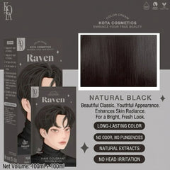 Kota Cosmetics Raven Hair Color Set - Natural Black (100ml + 100ml)