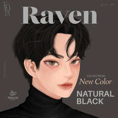 Kota Cosmetics Raven Hair Color Set - Natural Black (100ml + 100ml)