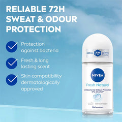 Nivea Fresh Natural Roll-On Deodorant (50ml)
