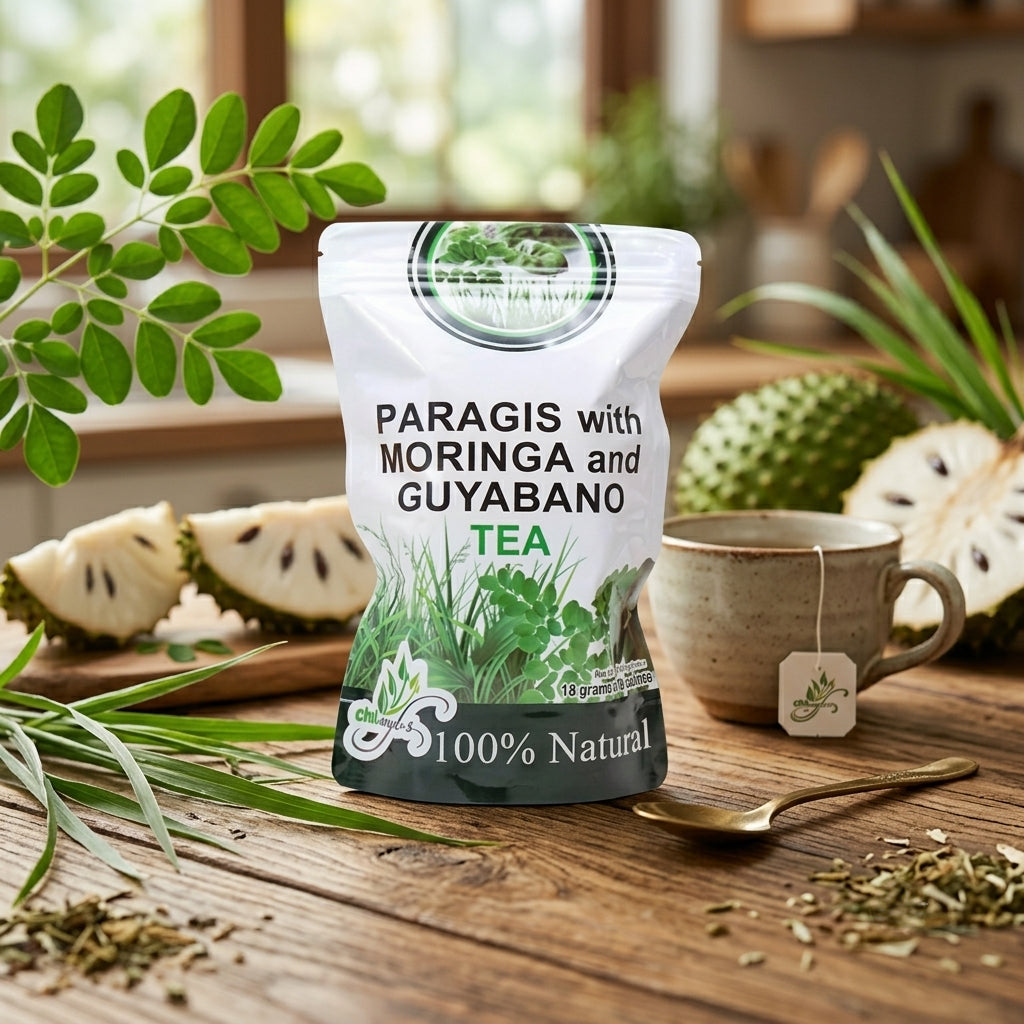 Chef Ayb's Paragis with Moringa & Guyabano Tea – 20 Sachets (1.8g Each)