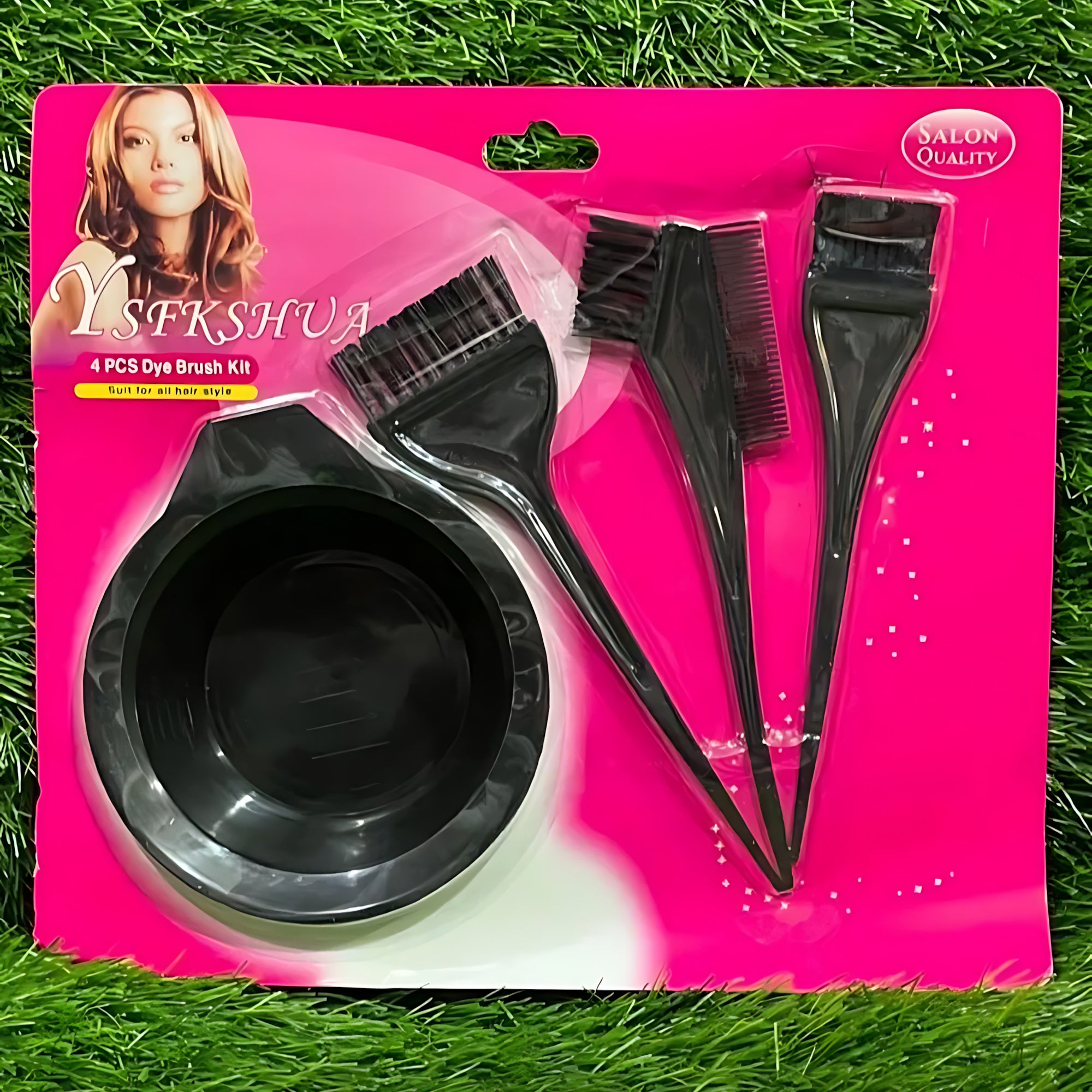 Ysfashua 4-Piece Hair Dye Brush Kit – Professional Hair Coloring Tools