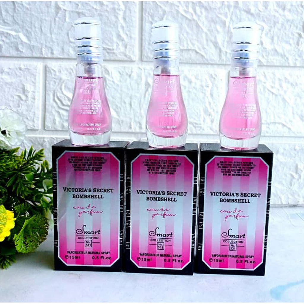 Smart Collection No. 531 Victoria’s Secret Bombshell Eau de Parfum for Women – 15ml Spray
