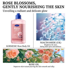 Kormesic Hydration Rose Body Oil – 260ml