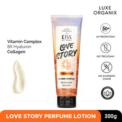 Luxe Organix x Kiss My Body Love Story Perfume Lotion SPF50 PA+++ (200g)