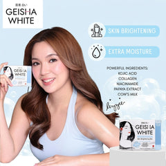 Geisha White Fresh Extra Moisture Skin Brightening Bar – 2 x 65g Value Pack