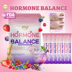 Weekit7 Hormone Balance Powder Supplement – Mixed Berry Drink Mix ( 3g × 7 Sachets)