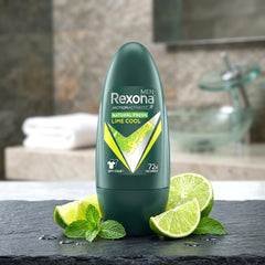 Rexona Men Natural Fresh Lime Cool Roll-On Deodorant – 45ml
