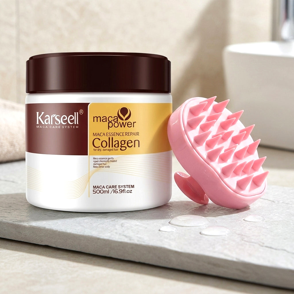 Karseell Collagen Conditioning Argan Oil Hair Mask - 500ml (Original)