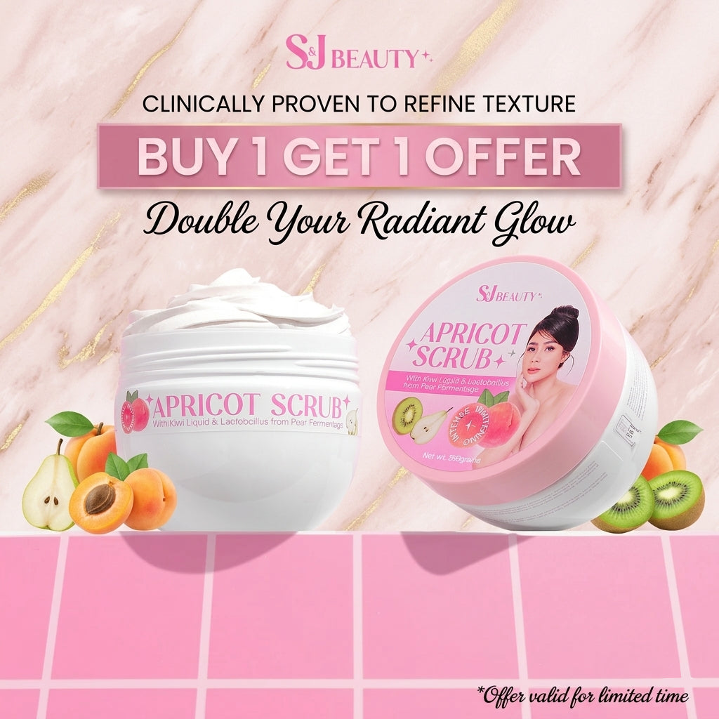 S&J Beauty Apricot Scrub 250g – Buy 1 Get 1 Offer