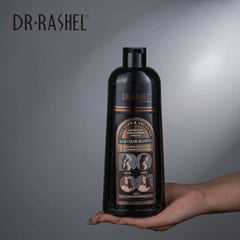 Dr. Rashel Collagen & Argan Oil Hair Color Shampoo – Chestnut Brown (400ml)