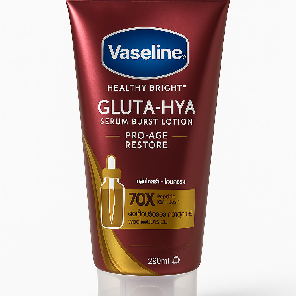Vaseline Healthy Bright Gluta-Hya Serum Burst Lotion Pro-Age Restore – 290ml