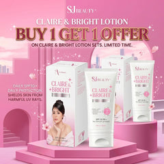 S&J Beauty Claire & Bright Lotion SPF 30+ (100ml) - Buy 1 Get 1 Offer