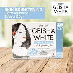 Geisha White Fresh Extra Moisture Skin Brightening Bar – 2 x 65g Value Pack