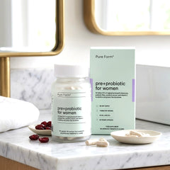 Pure Form Pre+Probiotic for Women – 90 Vegan Capsules