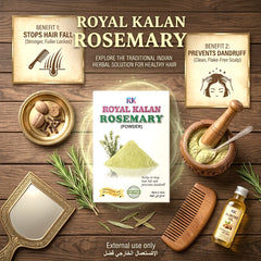 RK Royal Kalan Rosemary Powder – Natural Herbal Hair Care Powder
