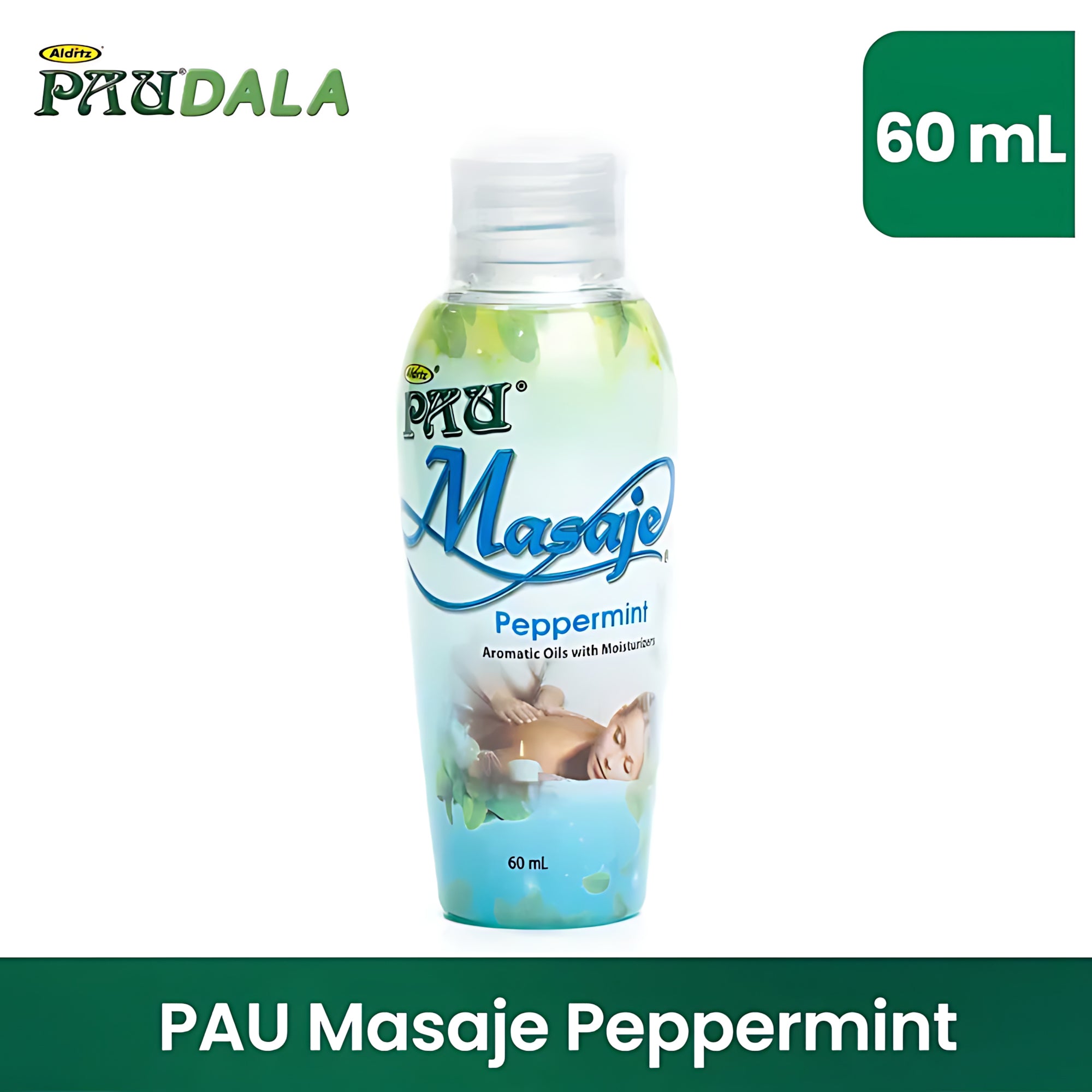 Aldritz Pau Masaje Aromatic Oil and Moisturizer – Peppermint 60mL