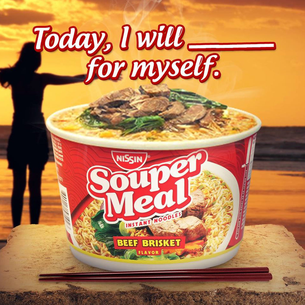 Nissin Souper Meal Beef Brisket Instant Noodles - 85g