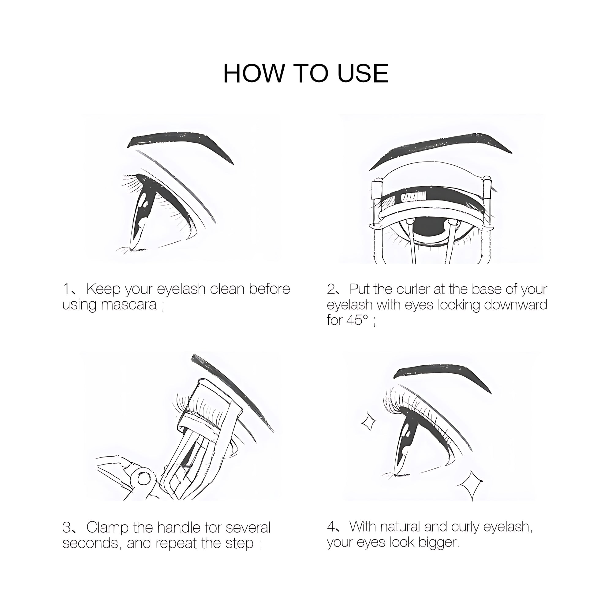 QG-4 Eyelash Curler – Natural Lift & Curl