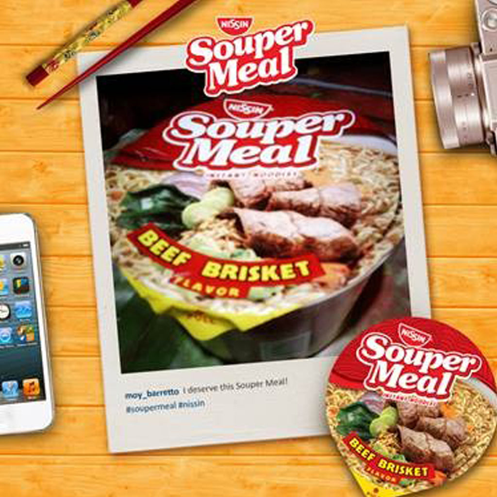 Nissin Souper Meal Beef Brisket Instant Noodles - 85g