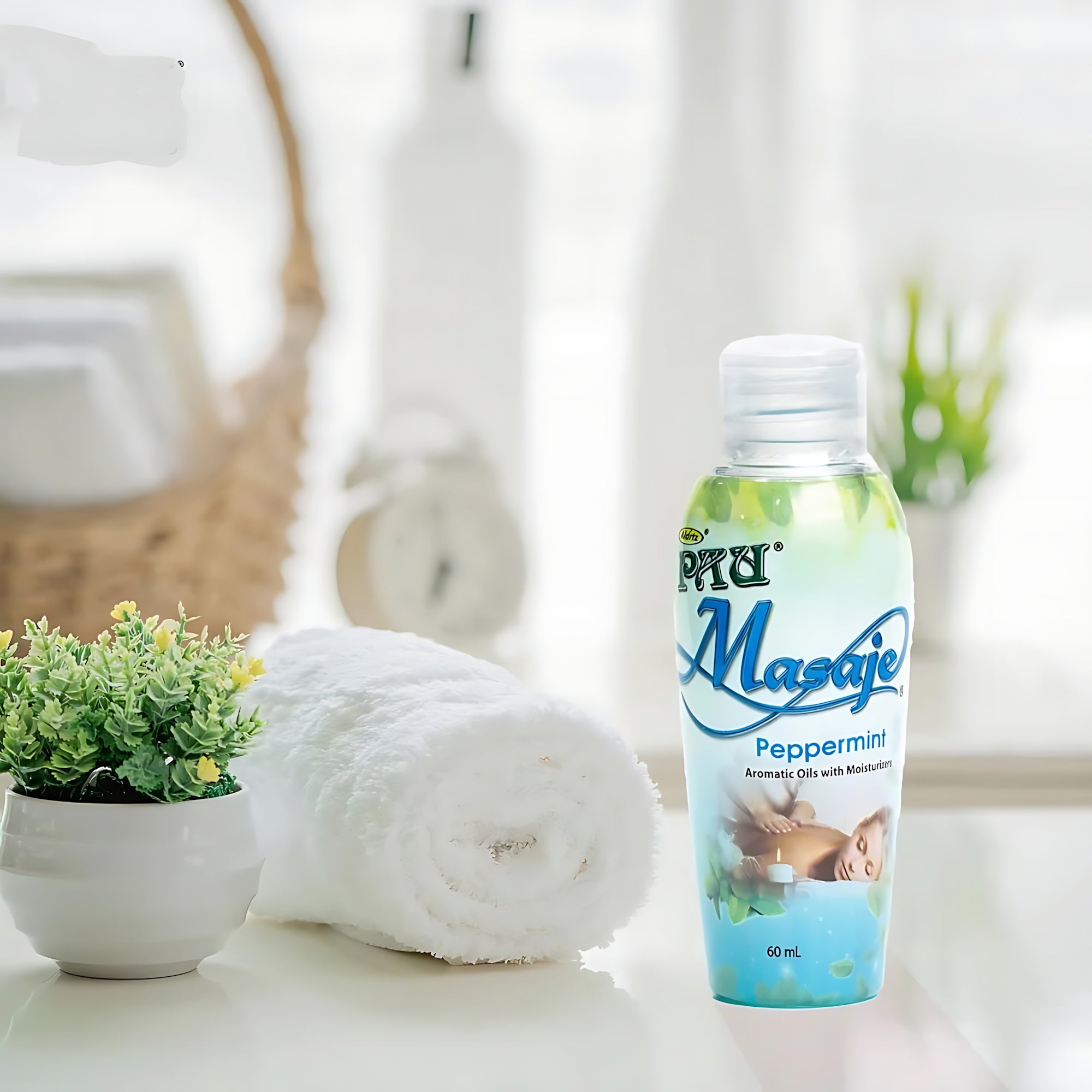 Aldritz Pau Masaje Aromatic Oil and Moisturizer – Peppermint 60mL