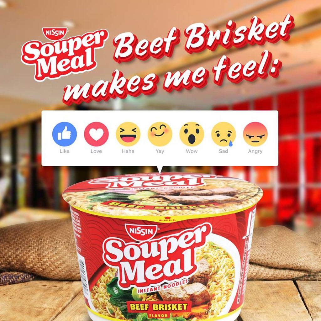 Nissin Souper Meal Beef Brisket Instant Noodles - 85g