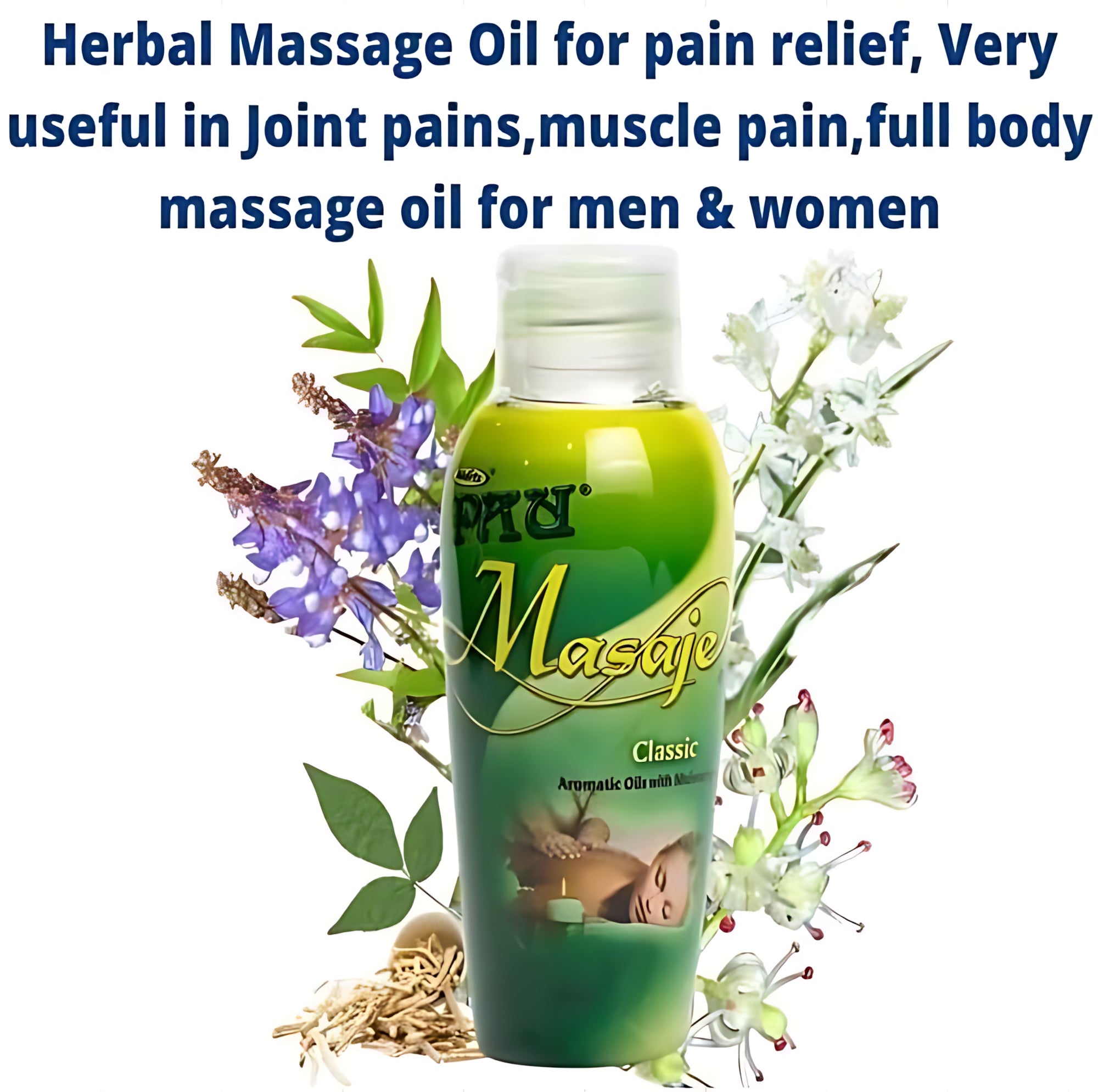 Aldritz Pau Masaje Classic Herbal Massage Oil – 60ml