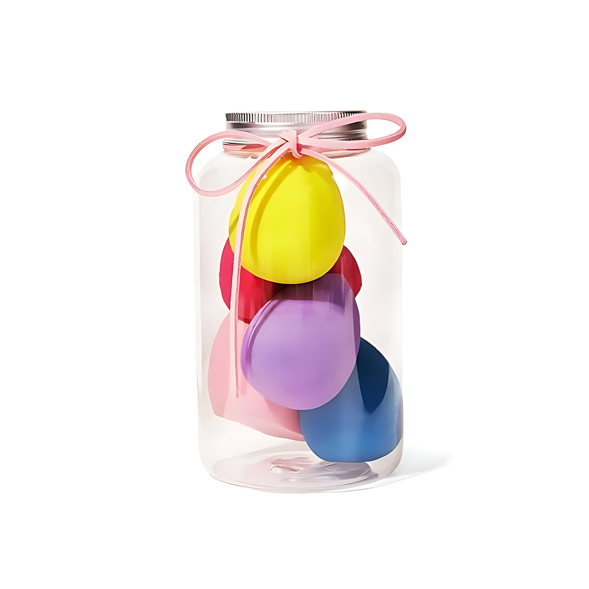 Makeup Blending Sponges Set of 7 in a Jar – Smooth & Flawless Finish