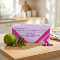 Fortima Vitamin E + Vitamin C + Zinc – 30 Tablets