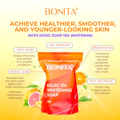 Bonita Kojic 10X Brightening Soap with Niacinamide – 135g