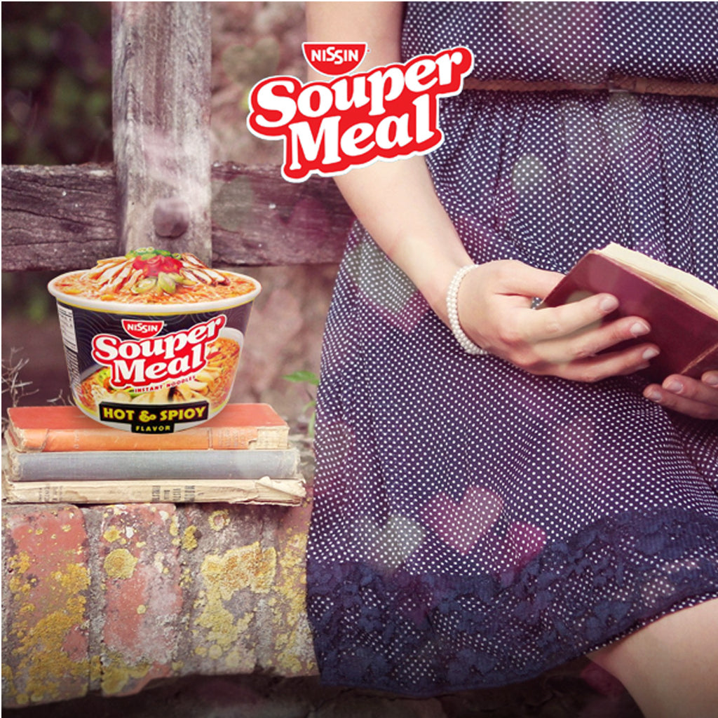 Nissin Souper Meal Instant Noodles – Hot & Spicy Flavor (85g)