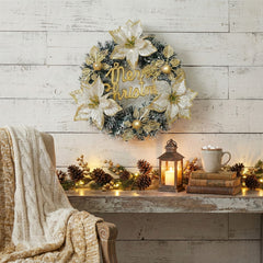 Christmas Wreath – Elegant Floral Holiday Door Decor | Indoor & Outdoor