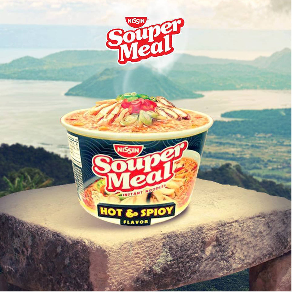 Nissin Souper Meal Instant Noodles – Hot & Spicy Flavor (85g)