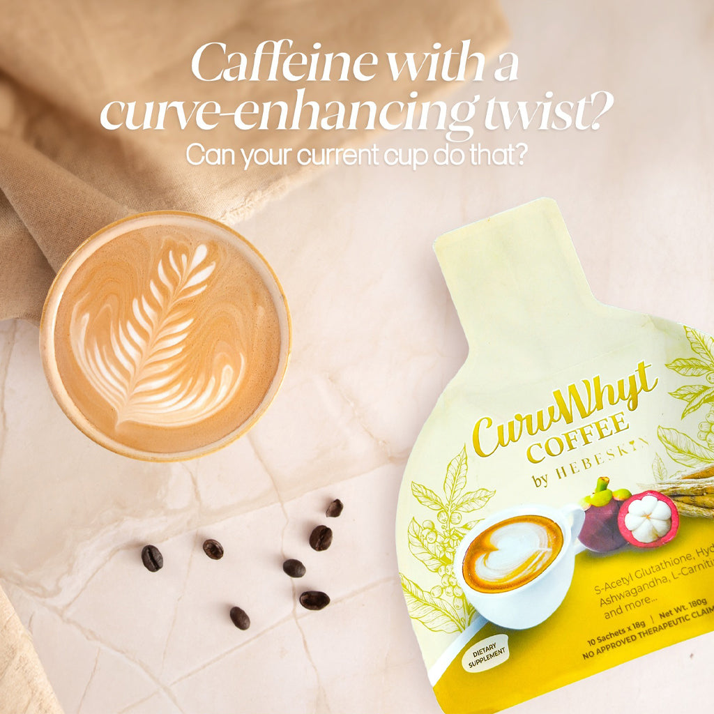 Hebeskin CurvWhyt Coffee – Beauty & Wellness Coffee Blend (10 Sachets x 18g)