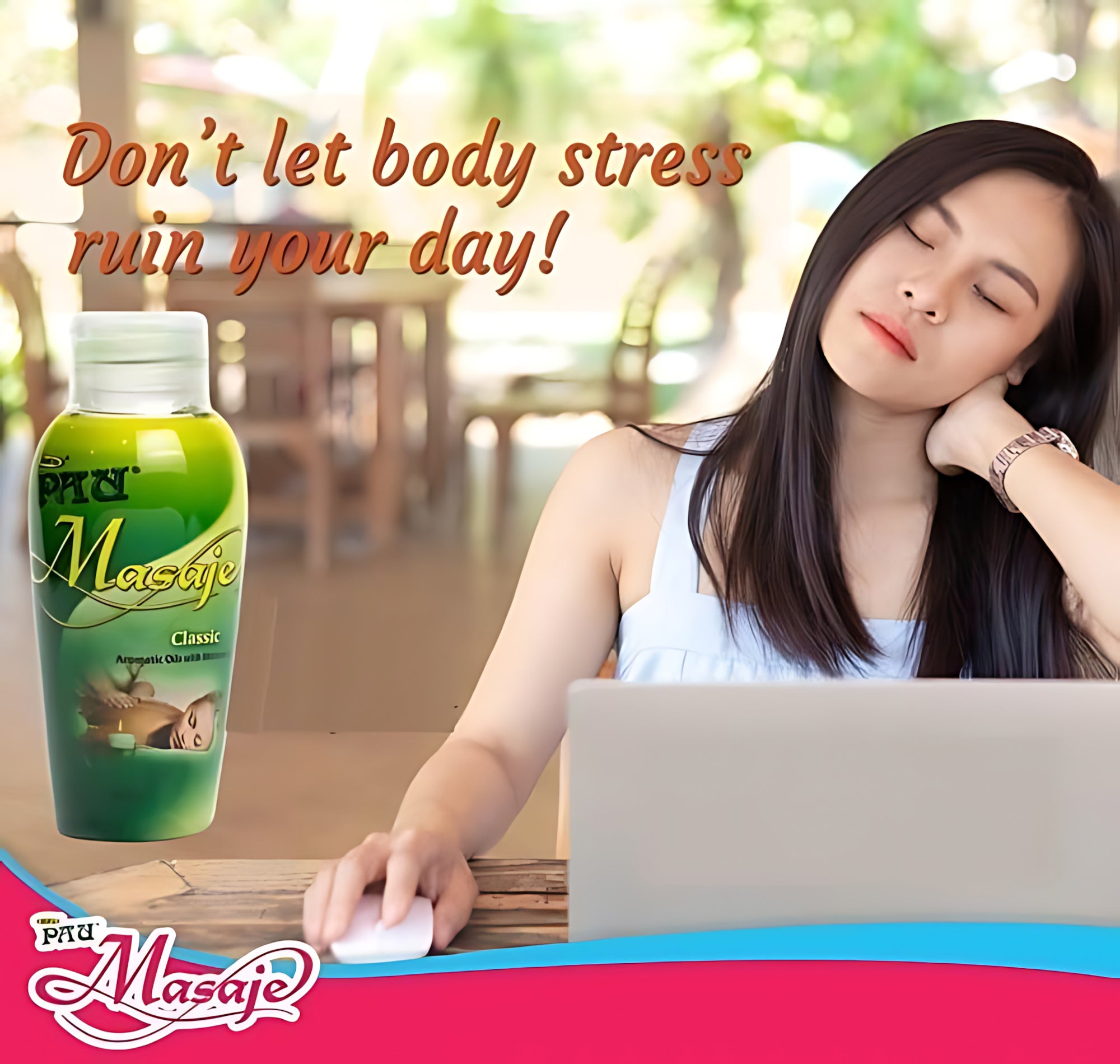 Aldritz Pau Masaje Classic Herbal Massage Oil – 60ml