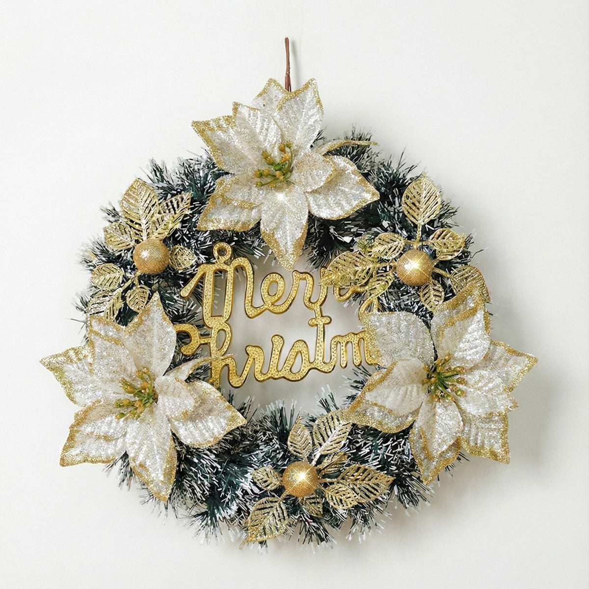 Christmas Wreath – Elegant Floral Holiday Door Decor | Indoor & Outdoor