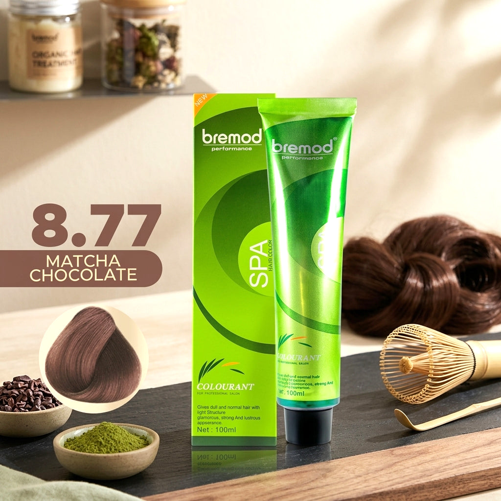 Bremod Performance SPA Hair Color 8.77 Matcha Chocolate – 100ml