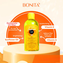 Bonita Sunflower Collagen Firming Body Oil SPF30 – 100ml